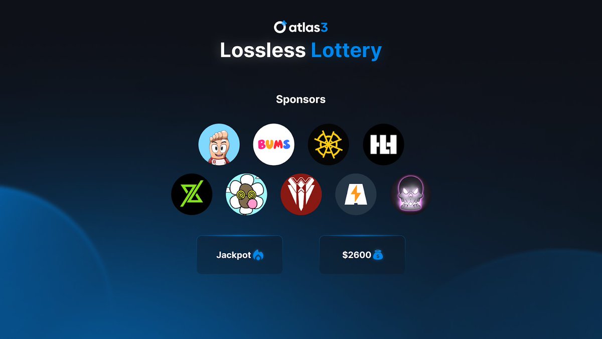 🎟️Lossless Lottery #40 💰2600 $USDC reward 🎰Jackpot 🏆119 winners 🥩8,002,779.9 $FORGE staked ➡️Participate: atlas3.io/lottery
