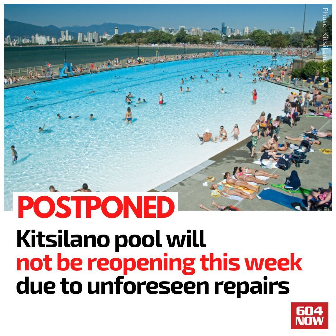 Despite earlier reopening announcements, the May 18 opening of Kitsilano pool has been delayed! 🚫🏊‍♂️ The 50-year-old pool is said to require additional repairs. 🛠️ The #Vancouver Park Board aims for an early June opening, but repairs might take longer than expected.