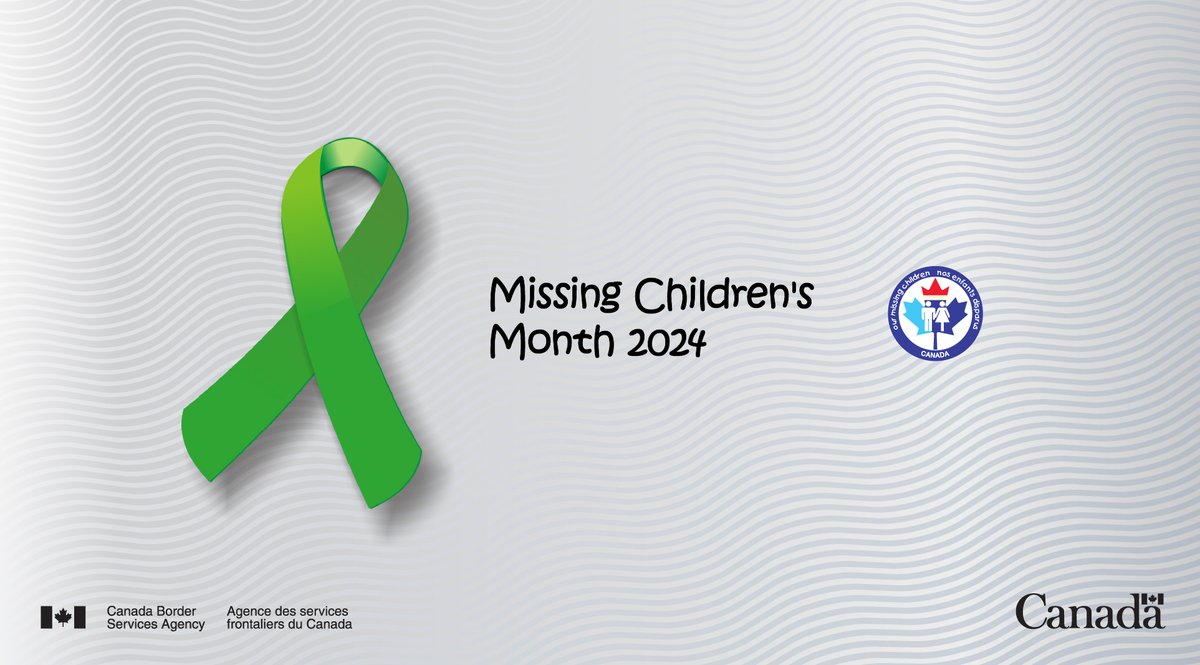 #CBSA officers wear green ribbons during #MissingChildrensMonth as a symbol of hope that all missing children will return home safely. Read this successful 2022 case : cbsa-asfc.gc.ca/multimedia/omc… @GAC_Corporate @JusticeCanadaEN @rcmpgrcpolice