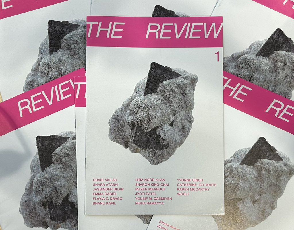 Thanks to the wonderful @ProfSunnySingh, everyone attending the event will get a copy of THE REVIEW - a new journal with over twenty pages of commissioned reviews and features predominantly from UK-based writers from marginalised communities.