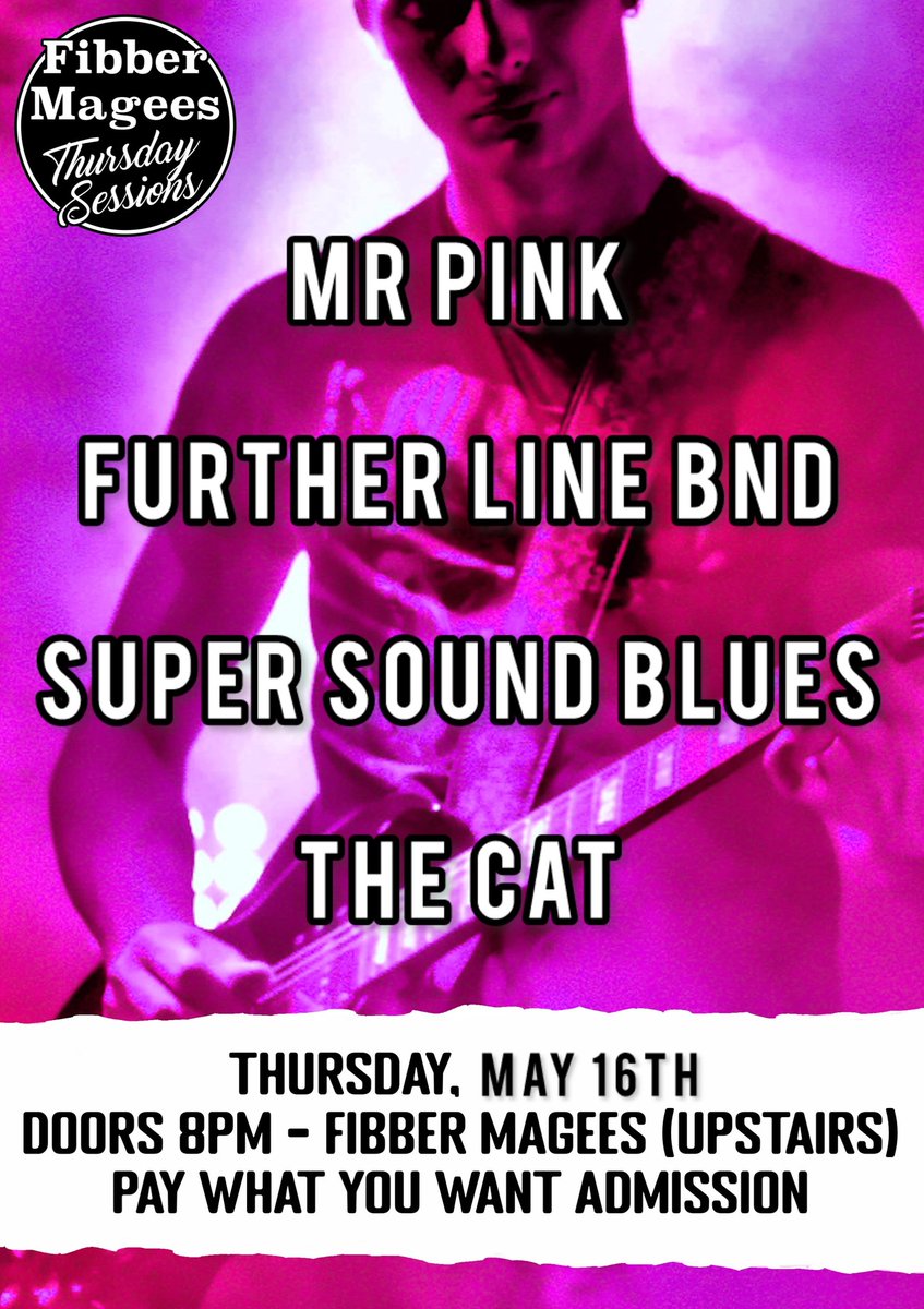 Monday , Tuesday , Wednesday : The late Session , open till late , free admission Wednesday Downstairs : Raise the Bar events , live bands Thursday : FMTS#144: Mr Pink / Further Line Bnd / Super Sound Blues , open till late Thursday Downstairs : Gloomy Harmony | Psytrance Night