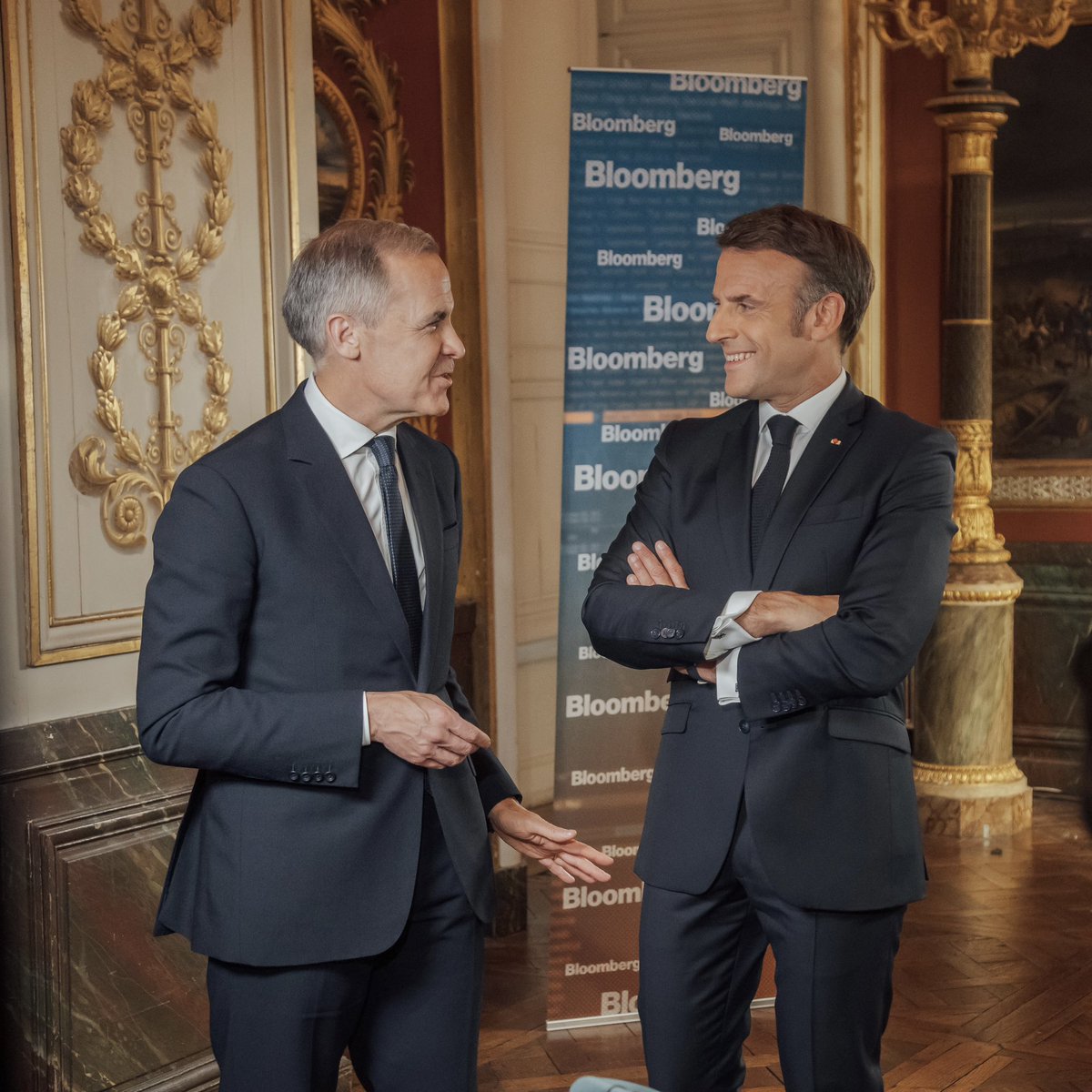 It was a pleasure seeing President @EmmanuelMacron today. With his leadership, France is attracting unprecedented levels of foreign investment while accelerating the transition to net zero.   Looking forward to more work together to create good jobs and build clean prosperity.