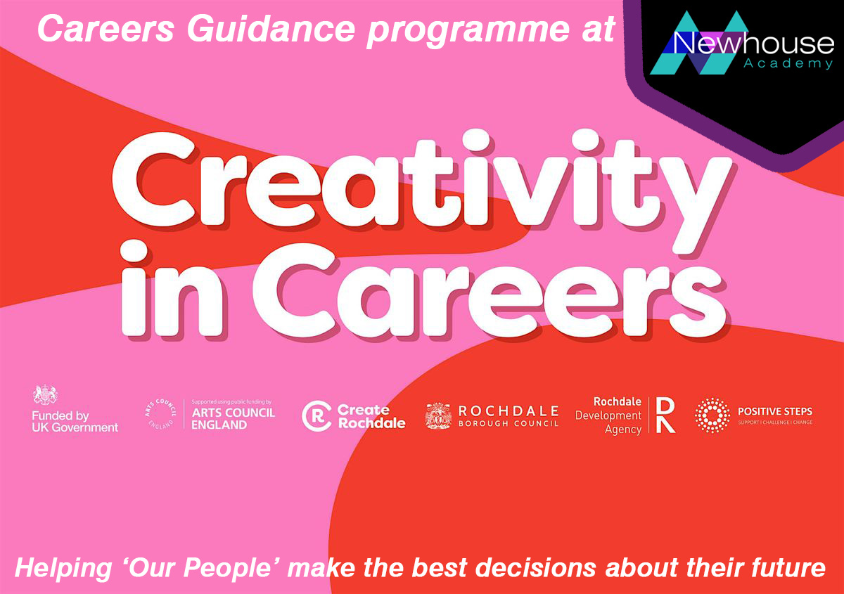 A group of students from Newhouse Academy attended the Creativity in Careers Event on Thursday 9th May at Rochdale Town Hall. The Event aimed to highlight the wide range of creative careers available and encourage more young people to pursue creative careers. 
#creativecareers