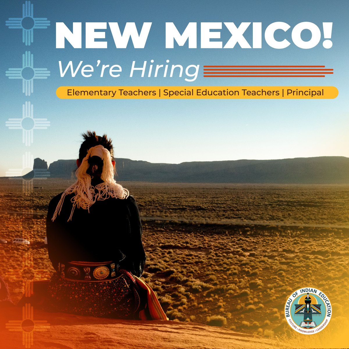 🌄BIE seeks teachers and a principal in New Mexico. Apply today!  

➡️ usajobs.gov/search/results…

#educationjobs