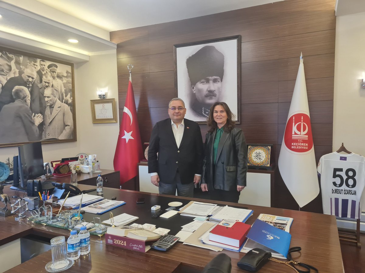 Başkanıma hayırlı olsun ziyareti ;