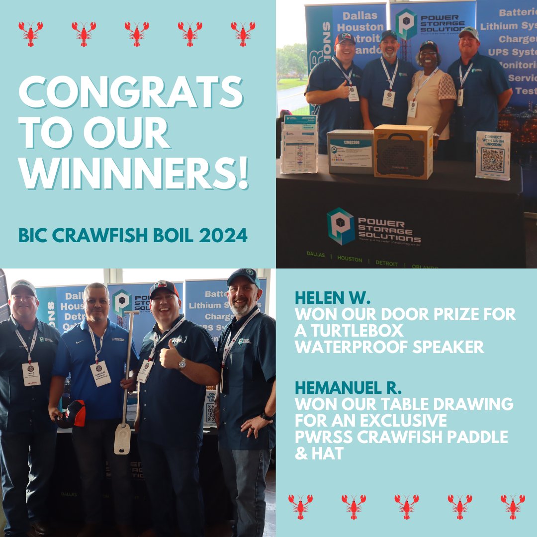 Another successful year at the BIC Magazine Crawfish Boil! 🦞We can't wait for next year's event! #PWRSS #PowerStorage #PowerStorageSolutions #BICCrawfishBoil