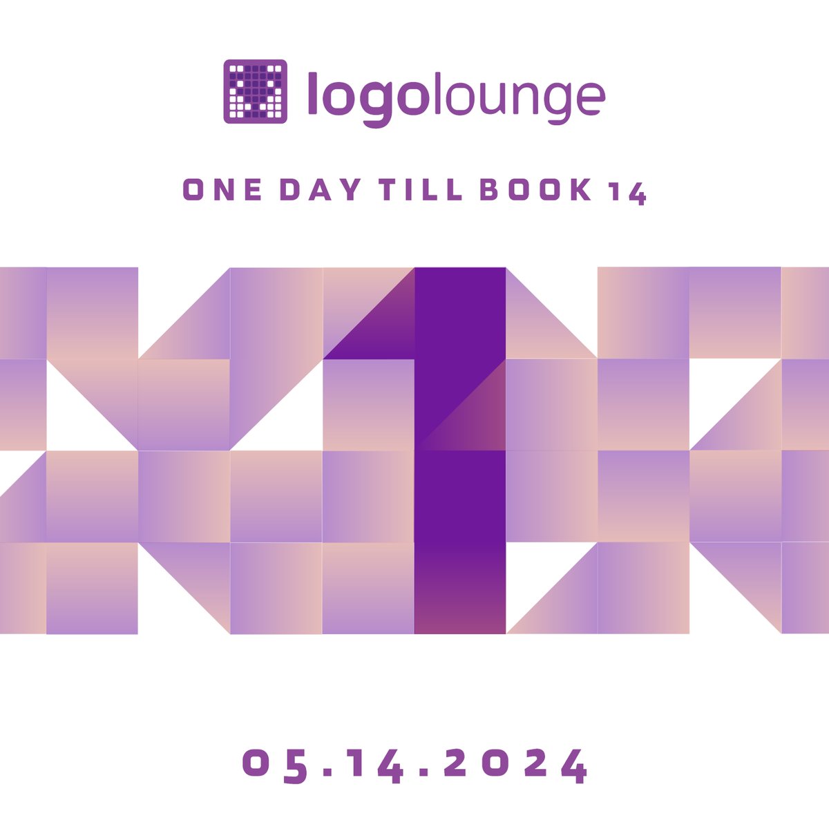 Tomorrow is the big day! Book 14 will be for purchase on Amazon and Bookbaby! 05.14.2024 #Book14 #logo #logolounge #logoloungebook14