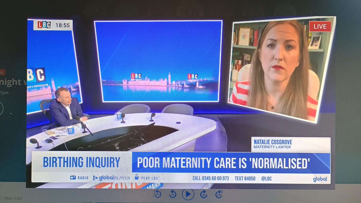 AshtonsLegal's tweet image. Ashtons' Natalie Cosgrove @BabyLossLawyer appeared on the @LBC 'Tonight with Andrew Marr' show to discuss the findings from a parliamentary inquiry into birth trauma. lbc.co.uk/news/mothers-c… #BirthTraumaInquiry