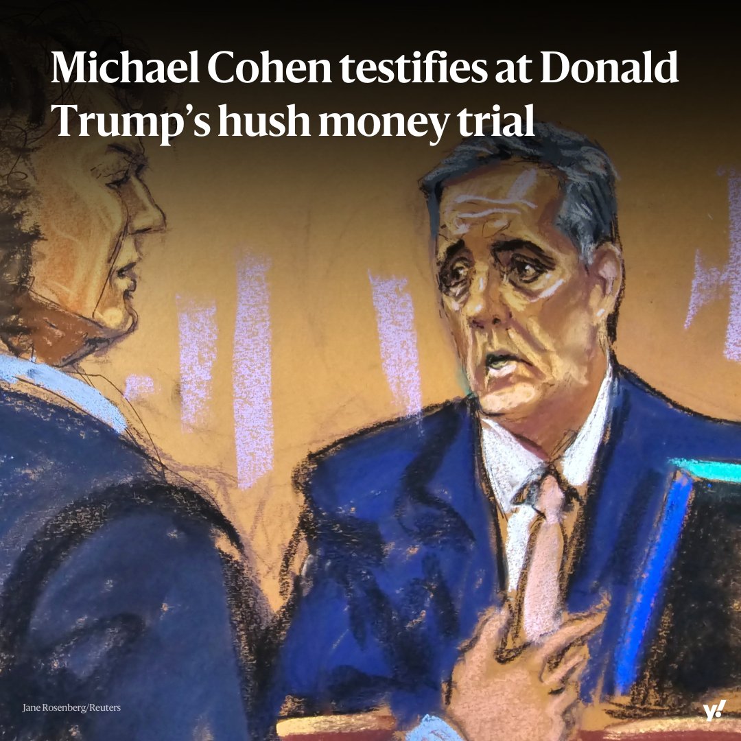 Michael Cohen testified that he thought Stormy Daniels's story of her alleged affair with Trump could be potentially 'catastrophic' for Trump's chances at the White House. 'This is horrible for the campaign,' he said, describing his thinking at the time. yahoo.com/news/live/trum…
