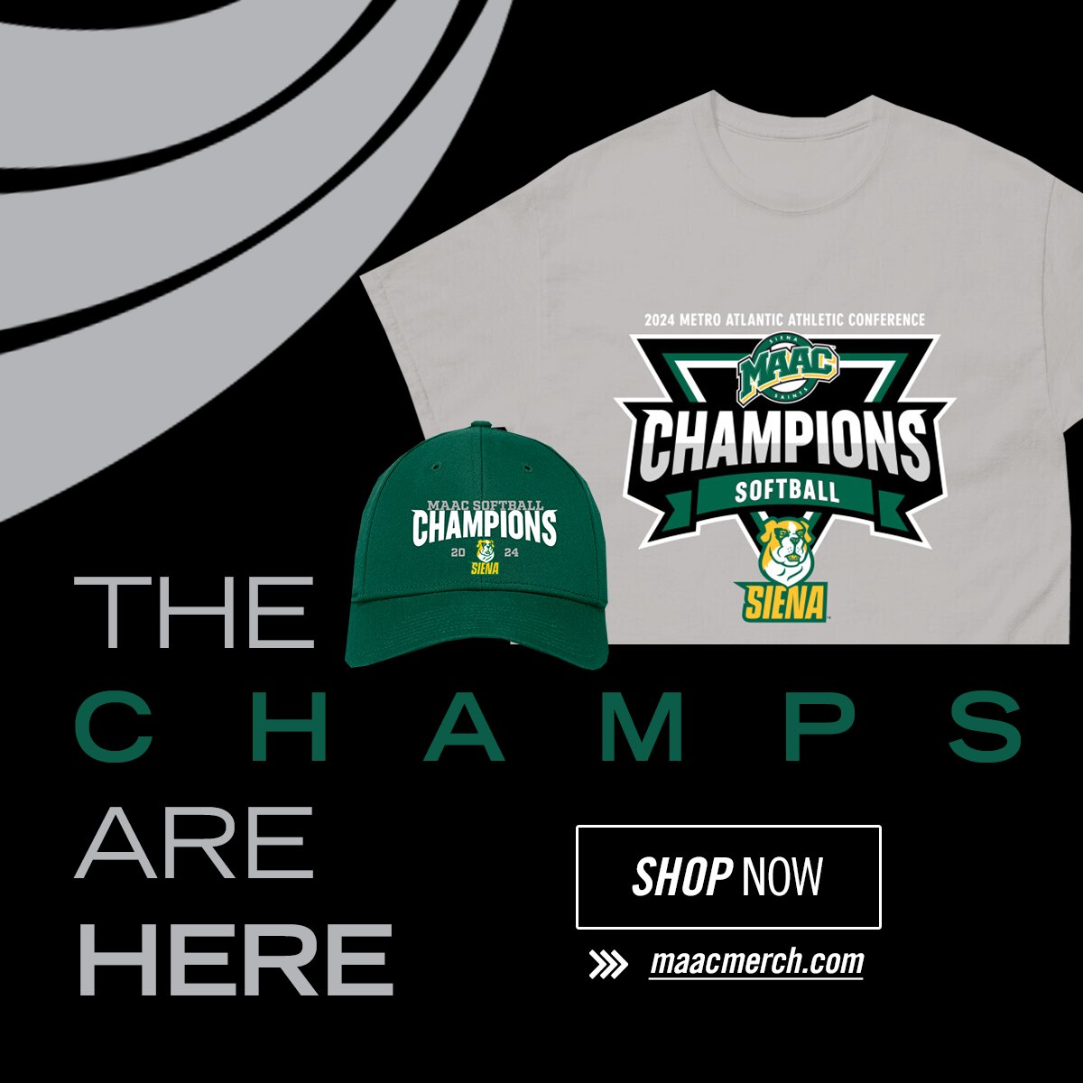 .@Siena_Softball = #MAACSB Champions for the first time in program history 🏆🥎 Get your Champions gear NOW ⤵️ maacmerch.com Only available for a limited time. #MAACSB x #MAACMerch