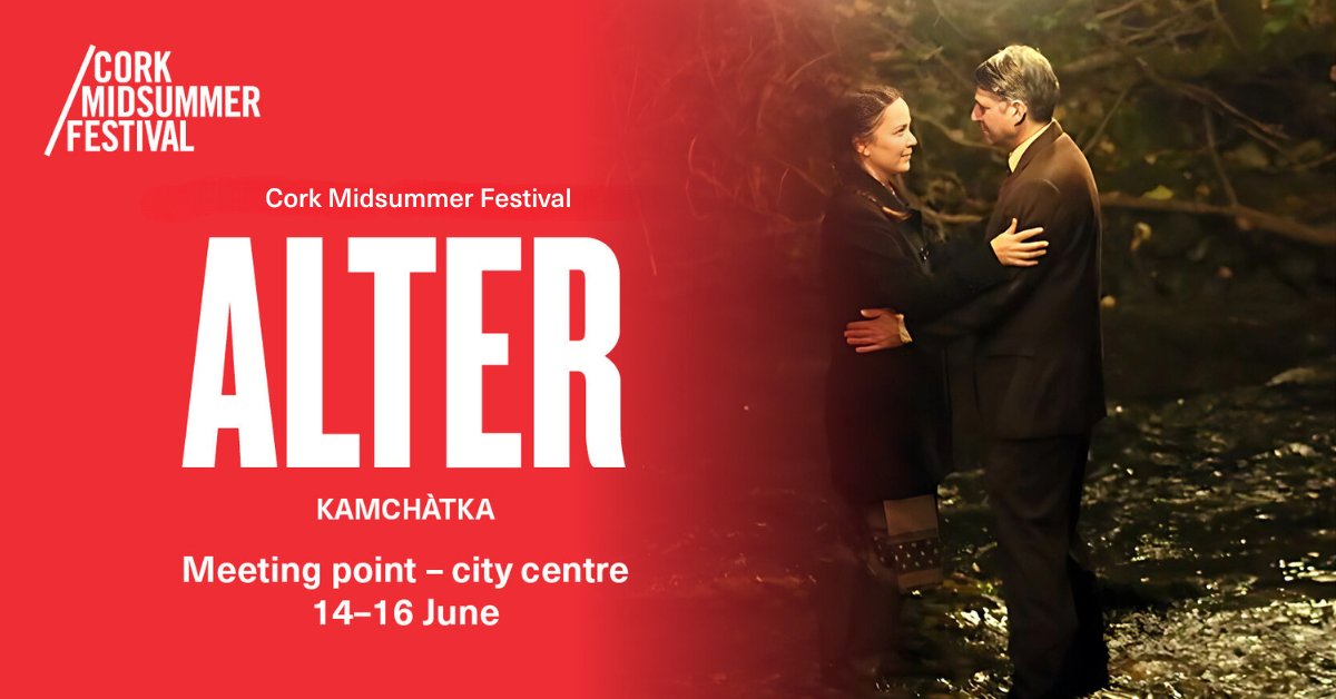 Alter by outdoor theatre makers @ciakamchatka will take you on a late-night journey to a secret location for an unforgettable experience of joy, hope, and surrealism. 📆 14-16 June, Meeting point – city centre 🎟️ corkmidsummer.com