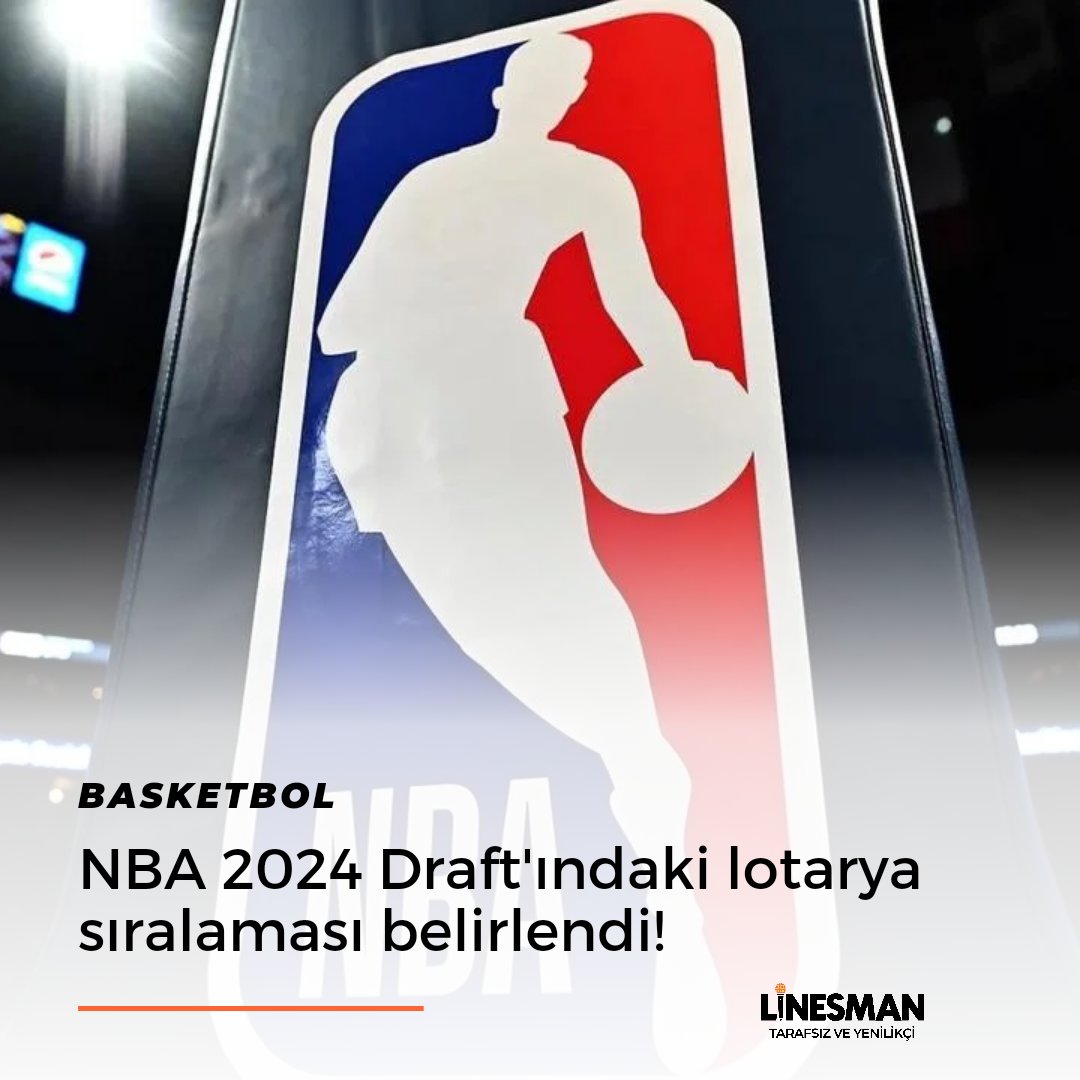🏀 NBA 2024 draftındaki lotarya sıralaması belirlendi! İlk üç sıra bu şekilde... 1️⃣ Atlanta Hawks 2️⃣ Washington Wizards 3️⃣ Houston Rockets #NBADraftLottery