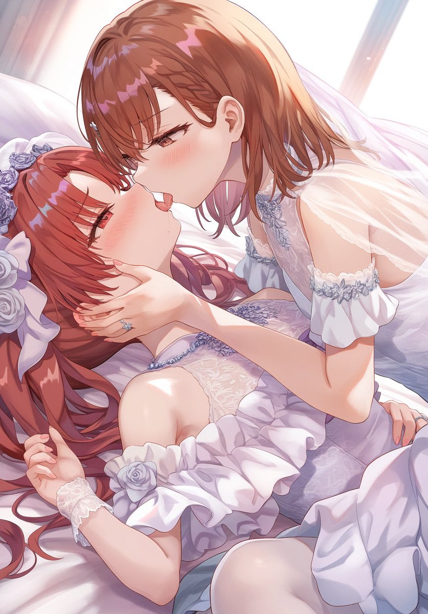 【Discord文爱群持续纳新中 详情见置顶♡】

“姐姐大人，呜嘿嘿~这不是在…嘶哈…梦里吧？唔…”穿着白色花嫁礼服的黑子一脸痴迷望着眼前同样穿着纯白礼服的美琴，这位自己明恋已久，但是迟迟不肯接受自己爱意的姐姐大人，此刻正在做着黑子梦里也不敢想象的亲密举动。