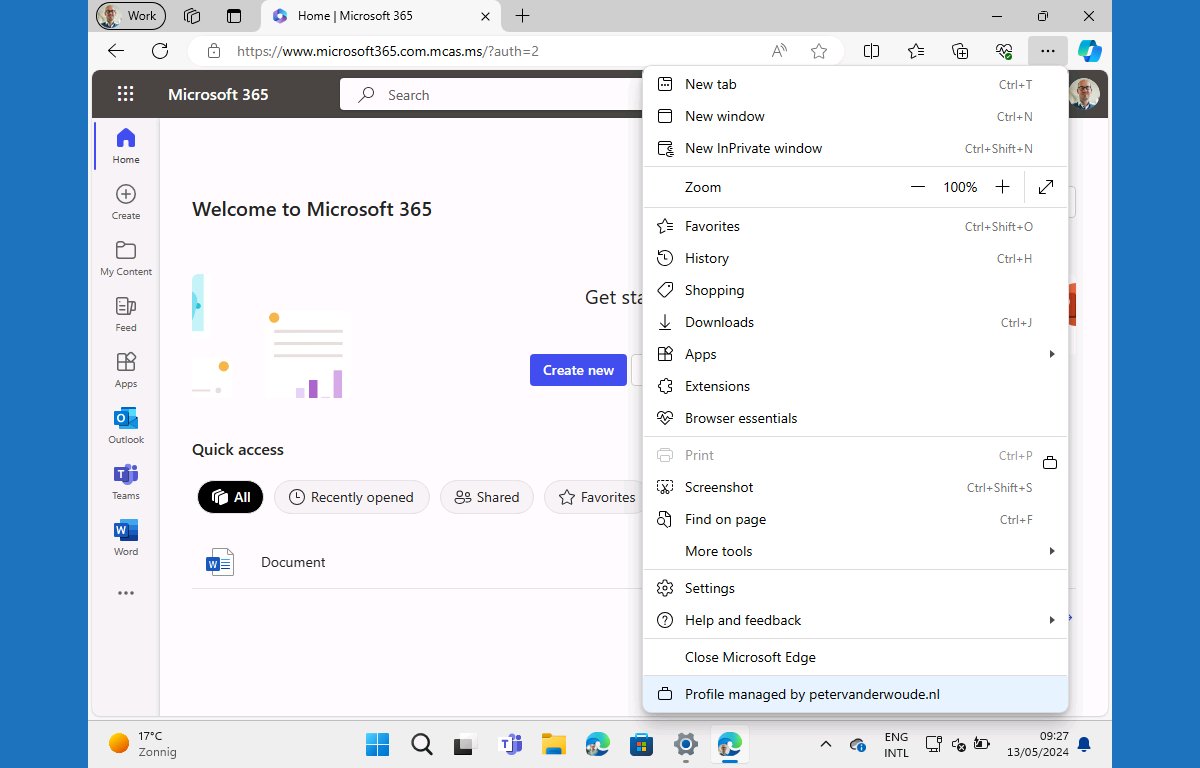 New blog post: Working with personal Windows devices
petervanderwoude.nl/post/working-w…
#MSIntune #Intune #EMS #MDM #MAM #ConditionalAccess #CA #Windows10 #Windows11 #MDfCA