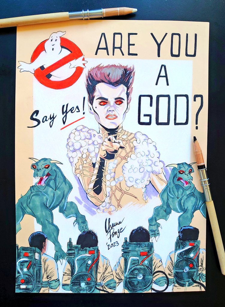 Si alguien te pregunta si eres un dios... ¡DI SÍ! #art #Ghostbusters