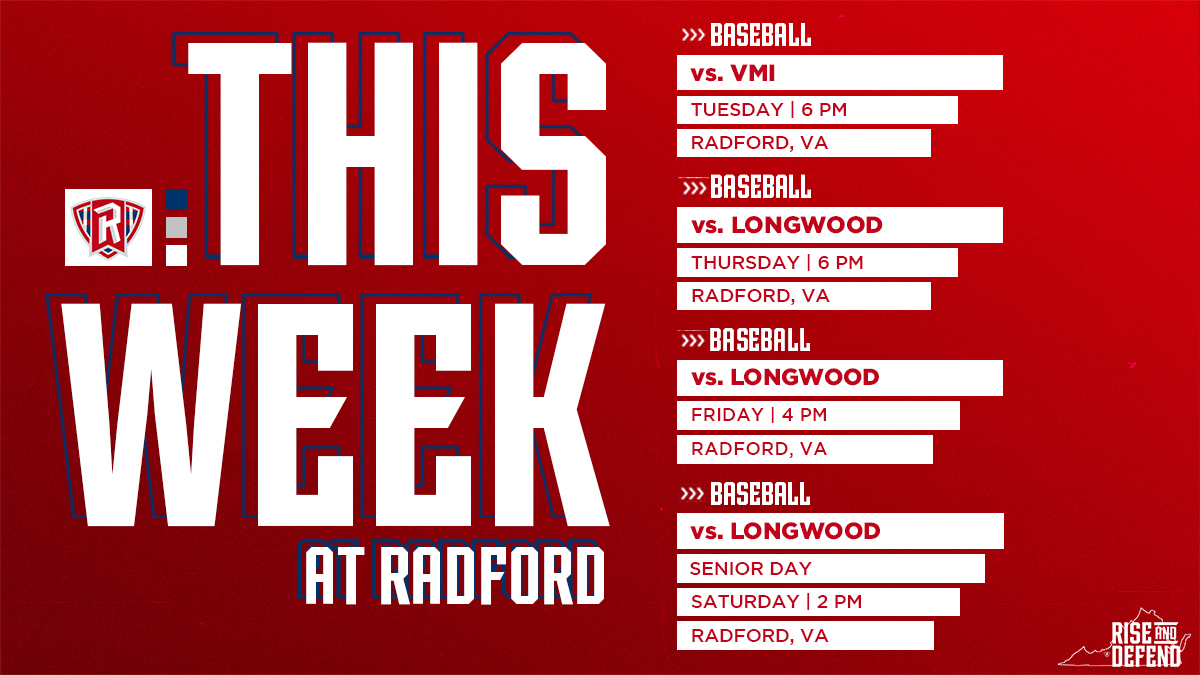 Check out what's happening at Radford this week! #RiseAndDefend