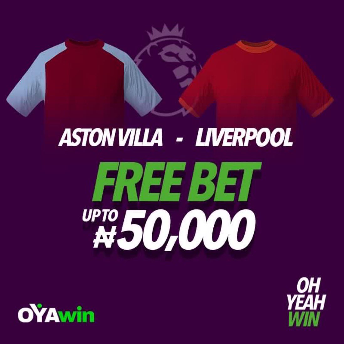 Today’s football match might be the reason you become a millionaire if you place your bet with a minimum of N100 bet and receive 100% bonus bet. Dont say I didn’t put you on 🫰🏽 #OhhYeahWin Tap here to get started: oyawin.com/register?pbz=7…