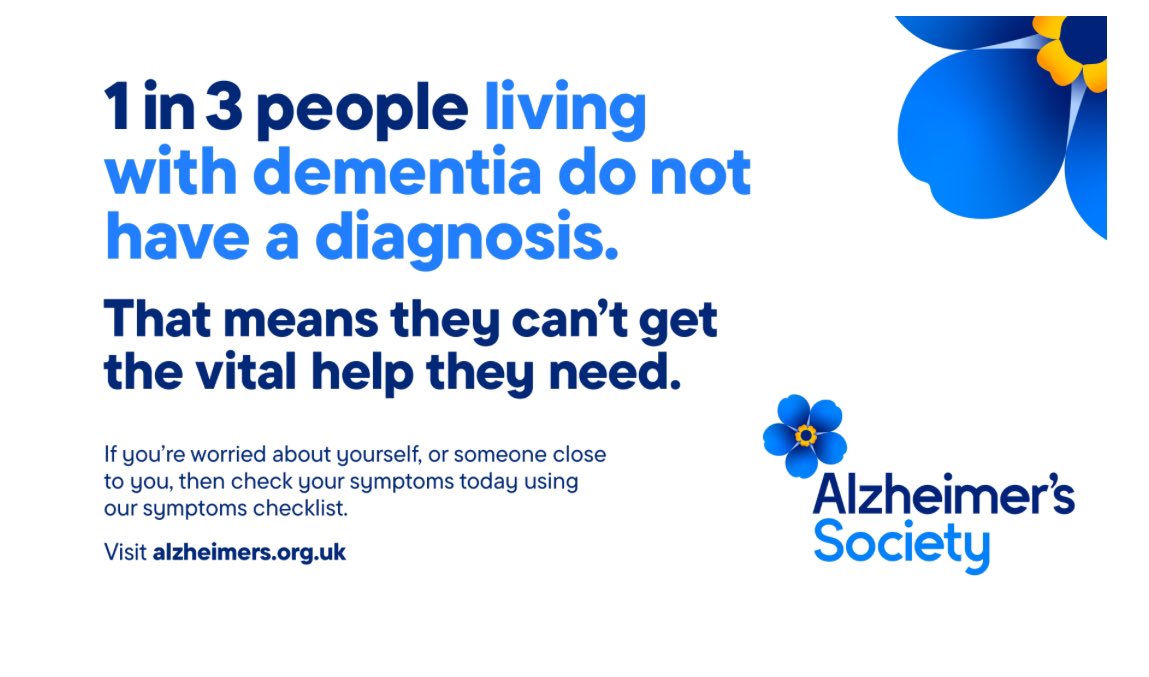 It’s Dementia Action Week. 
Look out for our team as we will be coming to your ward areas across the week on both sites. We will be bringing an activity trolley to engage patients in different activities. We hope you help us &amp; join in the fun &amp; spread the awareness of dementia 🦋