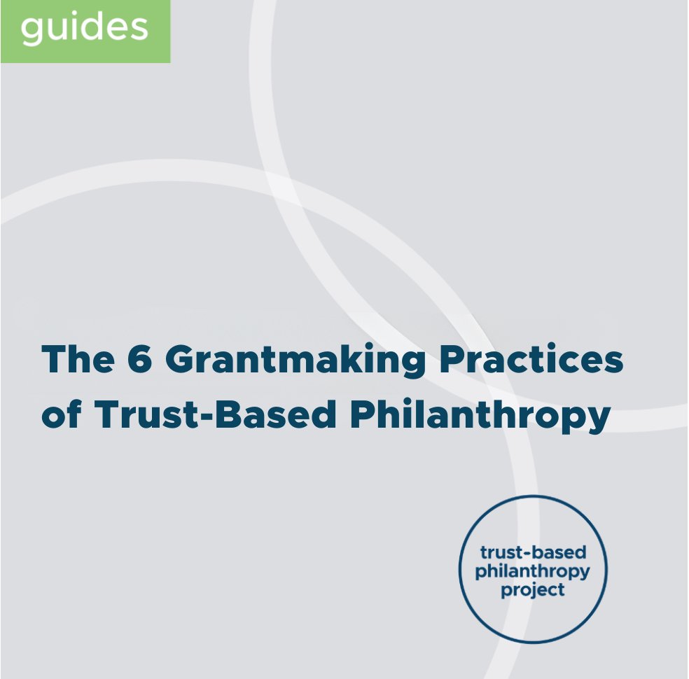 Looking for ways to make the case for #trustbasedphilanthropy? Download the two-pager for a snapshot of the practices and a clear rationale for why they're needed. Get started: bit.ly/3UXGBlT