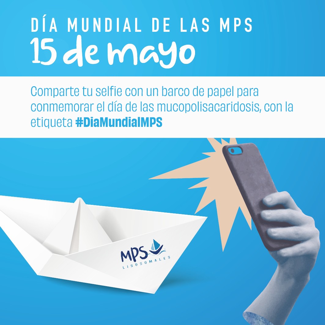 ¡Celebra el #DiaMundialMPS con nosotros! Mostrar tu apoyo es muy sencillo: 🔵 Construye tu barco con un papel 🔵 Hazte una foto con él 🔵 Compártela en las redes con el hashtag #diamundialmps y etiqueta @mps_lisosomales Hagamos visible nuestro día mundial. ¡Muchas gracias !