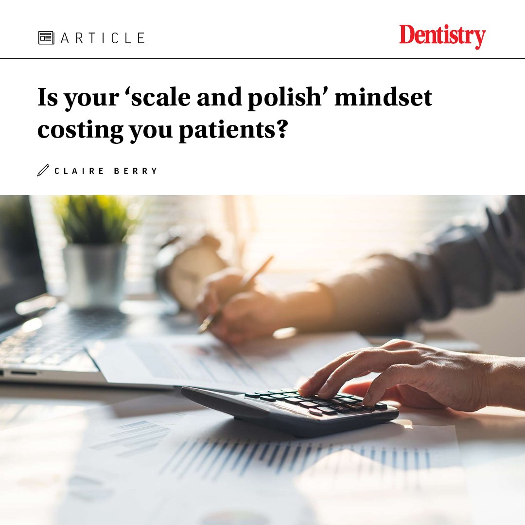 Is your ‘scale and polish’ mindset costing you patients? Beyond ‘scale and polish’: Claire-Louise Berry reveals why systemic health should be at the heart of your business right now. dentistry.co.uk/2024/05/13/is-… #dentistry #scaleandpolish #mindset #oralhealth #systemichealth