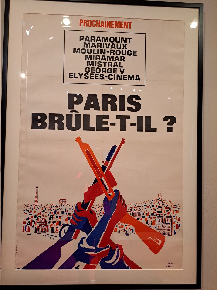 Paris brûle-t-il expo temporaire à @museeML 
Tout savoir sur ce film historique avec ses dessous politiques.
Gratuit pour les abonnés @parismusees