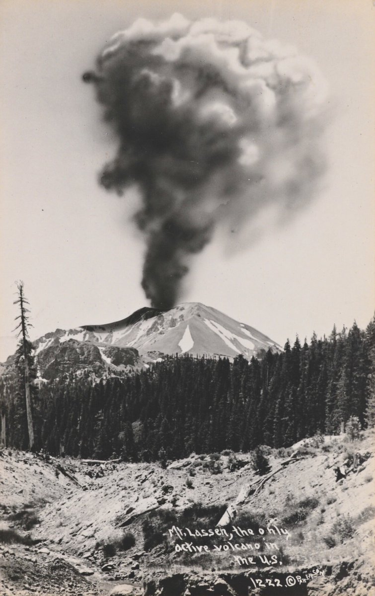 📷 Frank Patterson, ‘Mt. Lassen, the Only Active Volcano in the U.S.’, 1930s