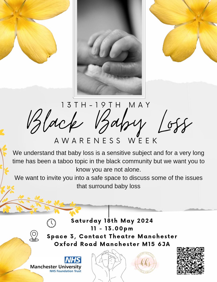 We have partnered with @MFT_SaintMarys  to hold space for a conversation around Baby Loss in our community.
Come along and join us this Saturday.
Register below:
eventbrite.co.uk/e/black-baby-l…

#birthtrauma #bblaw