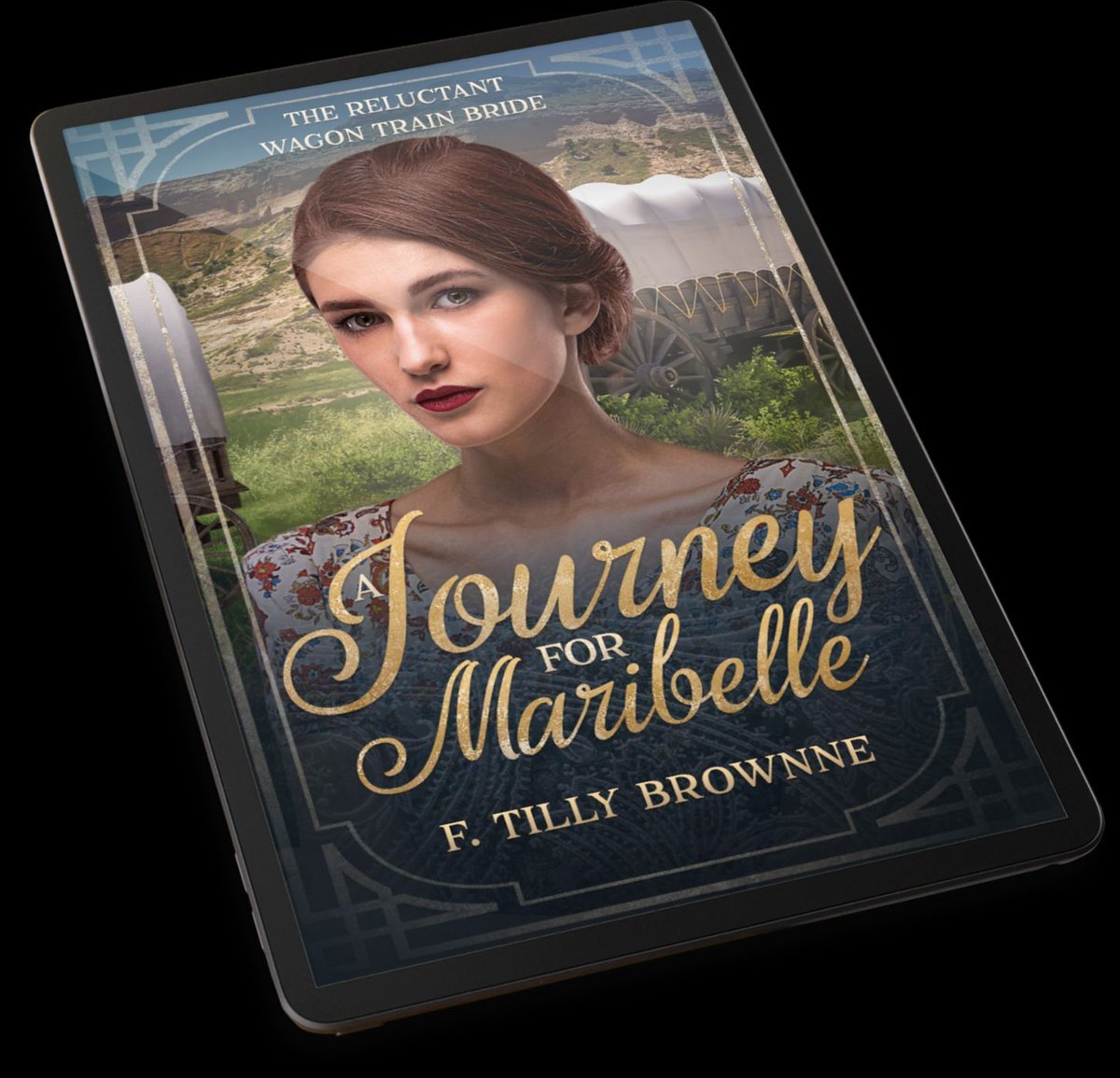 #Kindle ~ They must be married to join the #WagonTrain. She's desperate to go. Meet Annabelle's sister: Maribelle in The Reluctant Wagon Train Bride buff.ly/3rMbE8i #HistoricalRomance NEW RELEASE! #IARTG