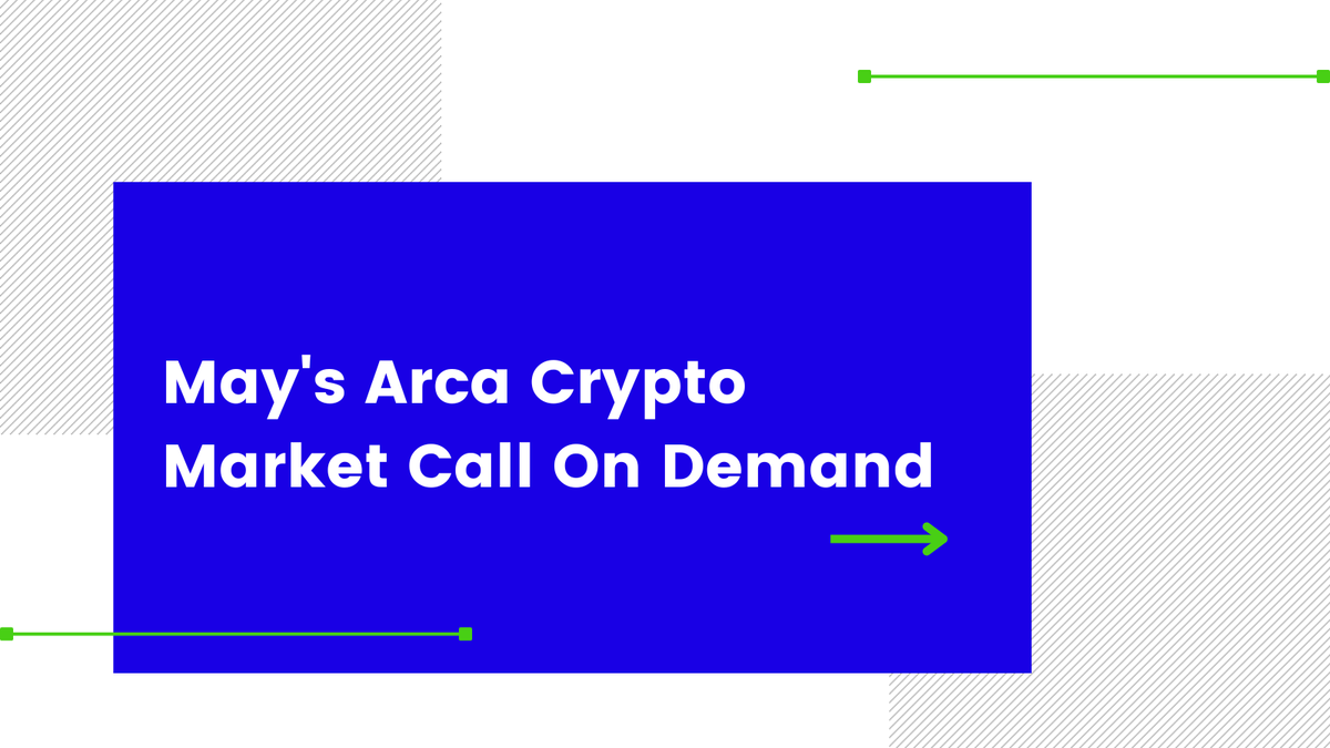 ⏪ The May @Arca Market Call is now available on-demand! Tune in to hear from @jdorman81 and @Crypto_Alex17 on major themes impacting the crypto market, such as: ✔️ Cryptocurrency market dispersion ✔️ Macroeconomic factors ✔️ And more. Watch here.👇 bit.ly/3RB5MJy