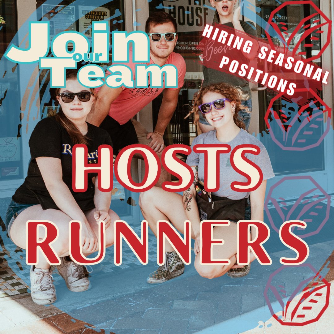 Join our team! 

Fill out an application in person or online with the link below
It's going to be a great summer at Tap House and we can't wait for you to join us

Apply at: 
rb.gy/ydc3u5

#tallgrasstaphouse #taphouse #downtownmhk #dreamteam #oneegggroup