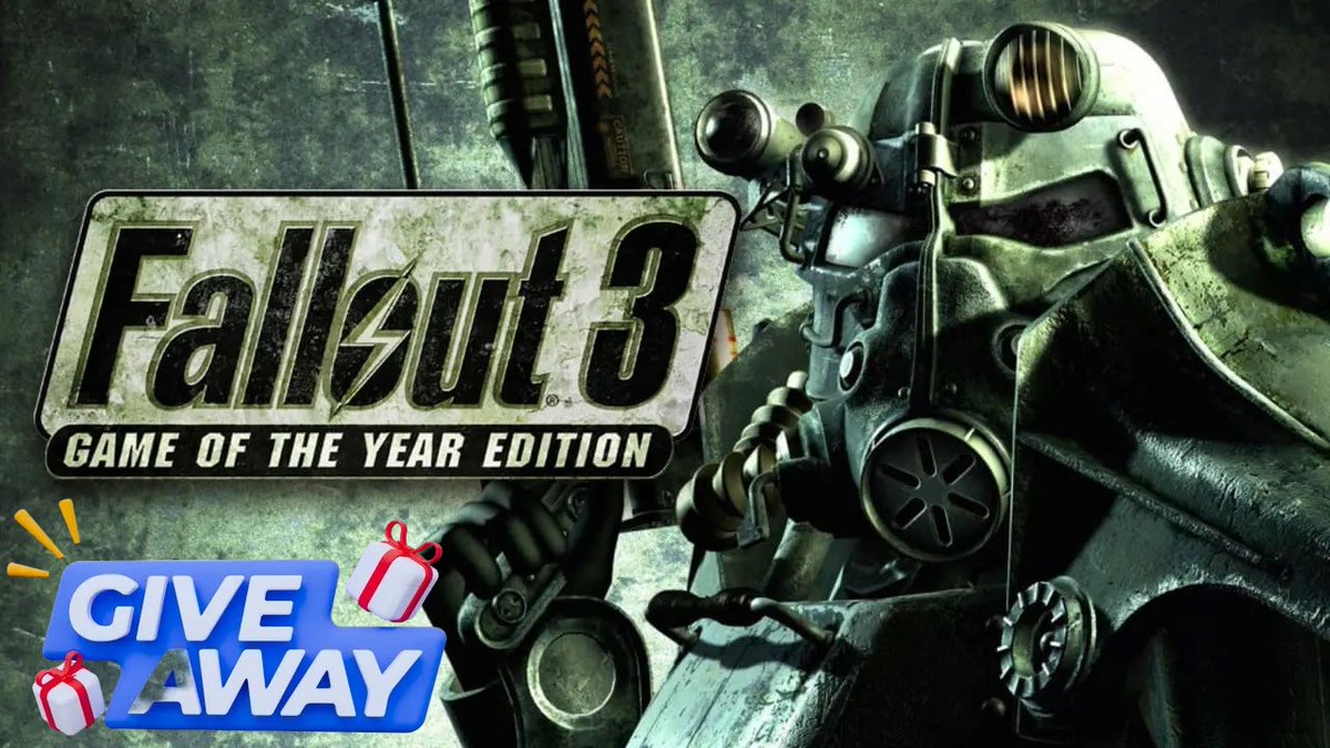🎁#Giveaway - ☢️'Fallout 3: Game of the Year Edition'☢️ GOG Game🎁

How to enter:👇
✅Follow Me & @Wolfgamer207
🔁RT +❤️Like
🎮Wishlist on Steam:⬇️
store.steampowered.com/app/2166920?ut…
⏰~12H
📧DM me to sponsor a giveaway like this.
#Giveaway #FreeGames #GOG #GOGKeys #FreeGameKeys #Fallout