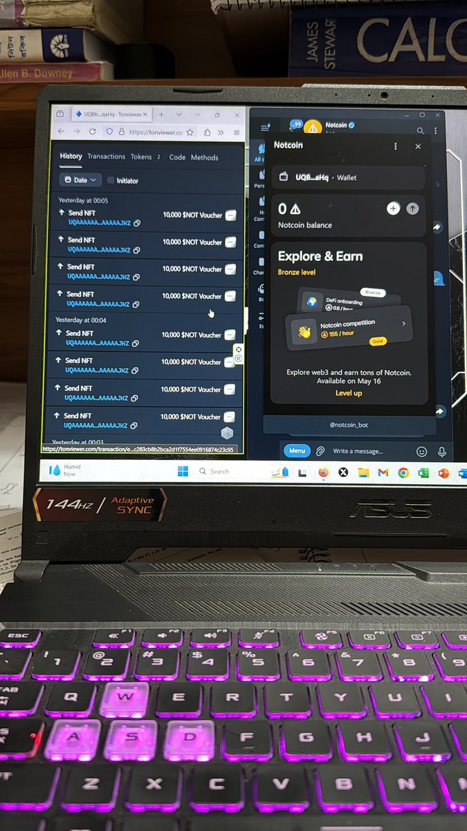 24 hours ++ done
but balance not add in my account
i convert 130+ nft
but still showing 00

my address : UQBbhp7lqm5L1LPFiW7jWatOrY2Wsuj8LGqoZlFkzmRVqaHq

Please check @thenotcoin #not
#notcoin