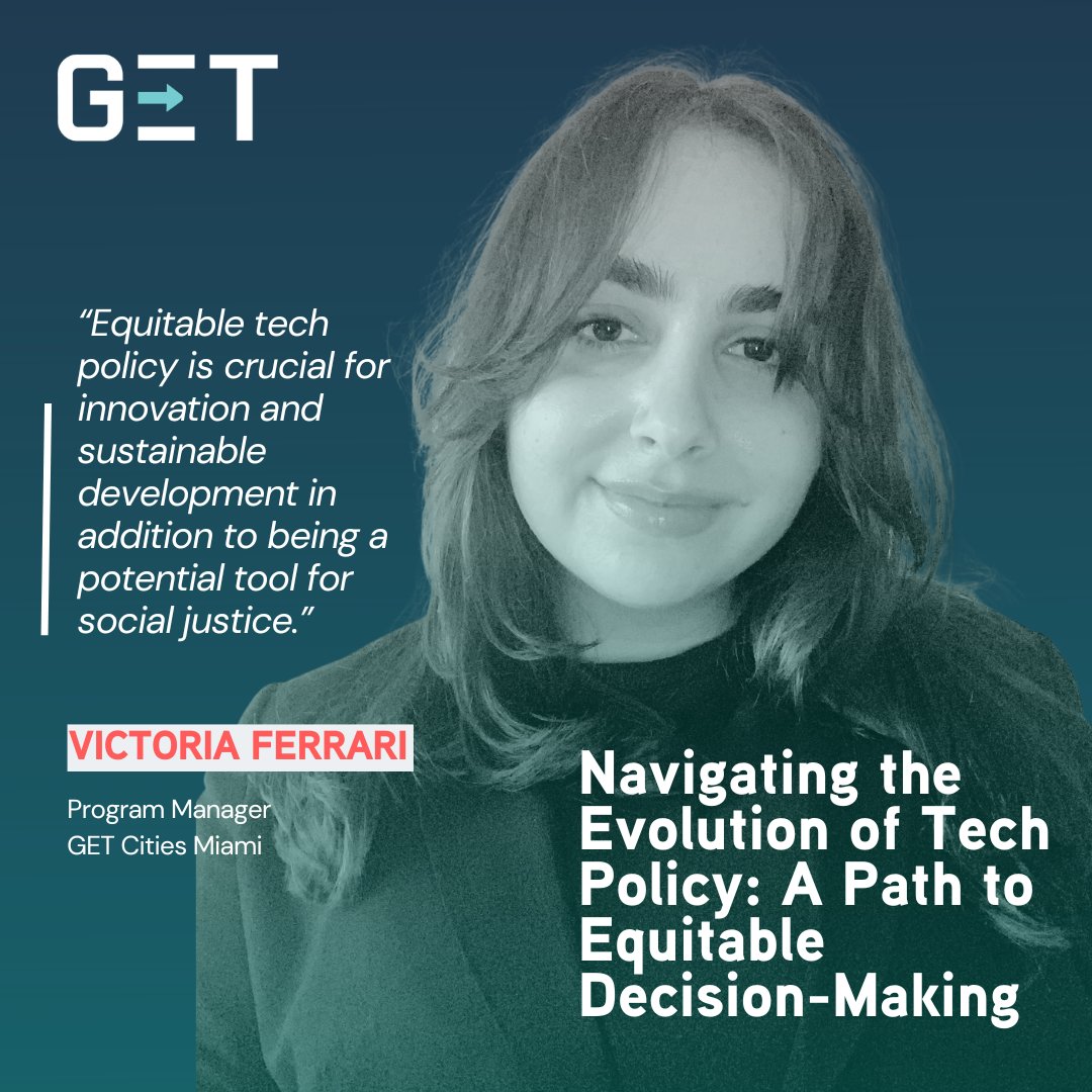 Our very own Victoria Ferrari writes about tech policy and its power to make social, economic and environmental inequities worse, along with its opportunity to make them better. Read more below! medium.com/get-cities/nav…
