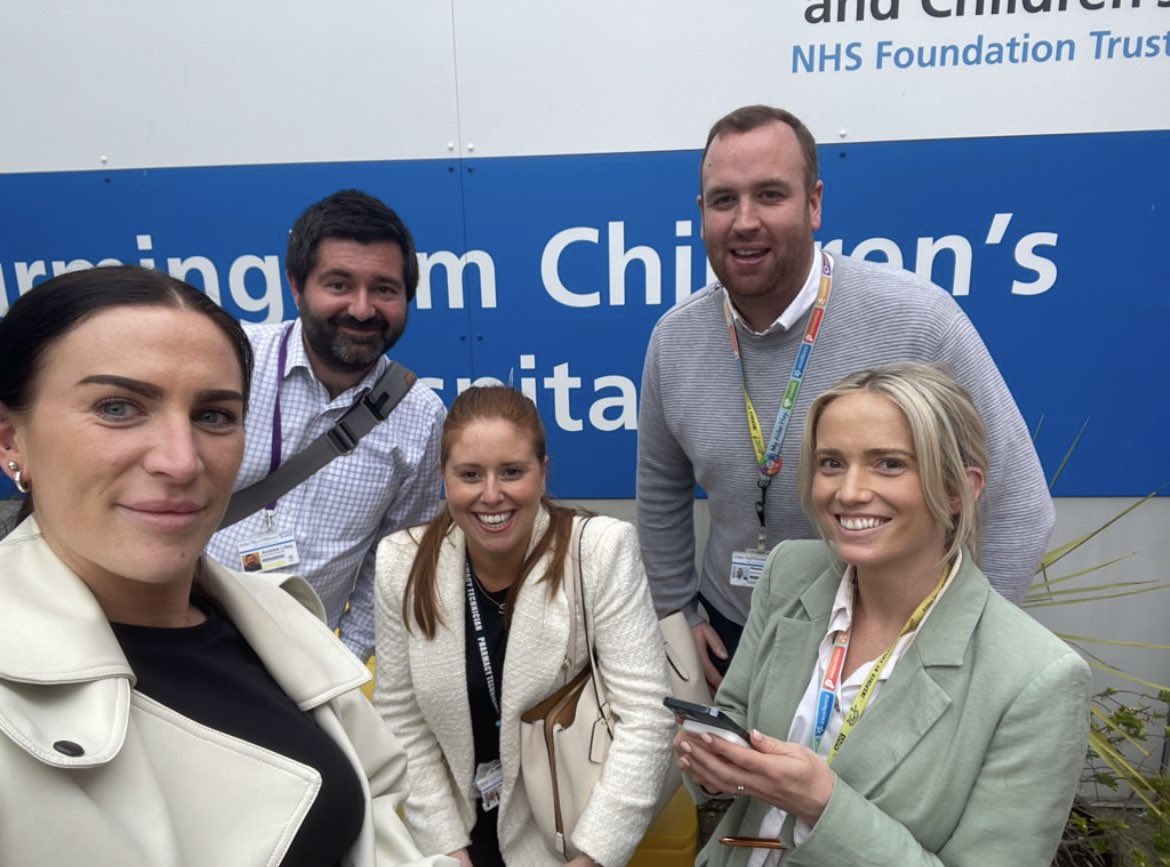 Thank you to team at Birmingham Children’s hospital for hosting me and the team today
Good network building with lots to share and learn