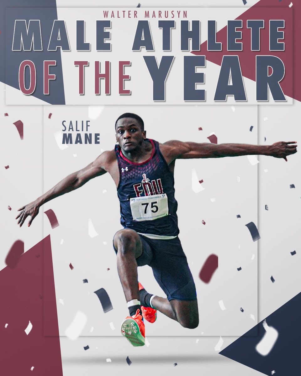 TRIPLE CROWN. 

Salif Mane is the Walter Marusyn Male Athlete of the Year for the third-straight year! 

#uKNIGHTED