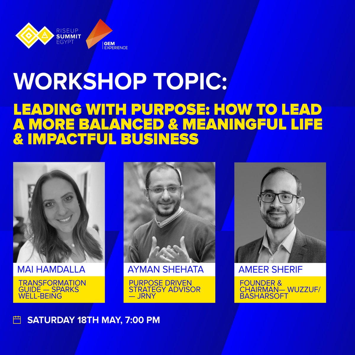 Get ready to skill-up at RiseUp Summit ‘24’s carefully curated workshops! 

Take a sneak peek at three special workshops you don’t want to miss this year!

ARE YOU READY? Book your ticket now! riseupsummit.ticketsmarche.com/en/all.html

📅 16.17.18 May 
📍Grand Egyptian Museum (GEM) 

#RiseUpEgypt