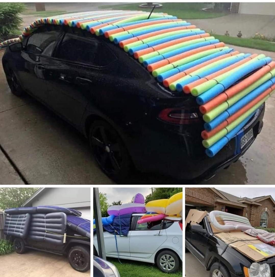 Hail protection in Texas 😂