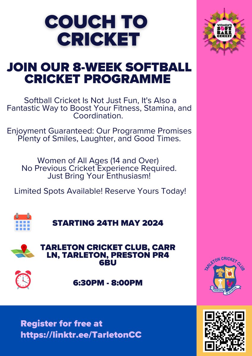 Continuing to try new things down at @tarletoncc. Link to join other women on our journey of couch to cricket. linktr.ee/TarletonCC Affordable & fun £5 for the full 8 weeks. #cricket #fit #thisgirlcan