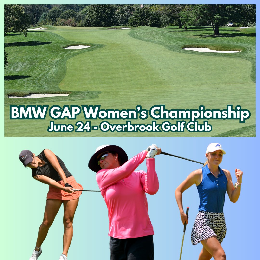 Test your game in this year's BMW GAP Women's Championship set for June 24 at outstanding @OverbrookGC. 🏆 Registration is now LIVE. ⬇️ hubs.la/Q02w_3ss0