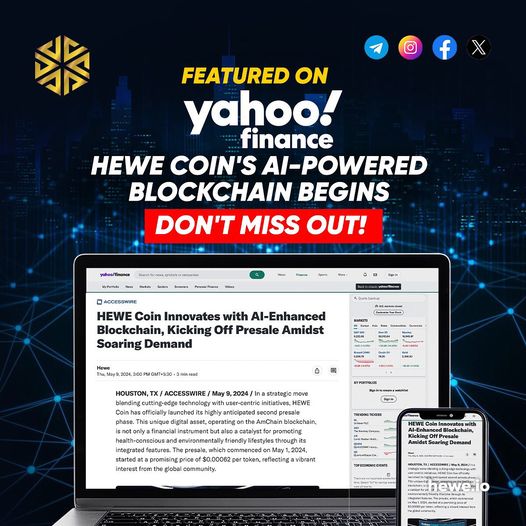 Highlighted on Yahoo Finance: Read Our Article Now! 📰
.
.
.
Follow For More @heweofficial
.
.
.
#hewe #yahoofinance #article #buyhewe #topcoin #cryptonews #cryptotrading #cryptocurrency #presalecoin #amchain