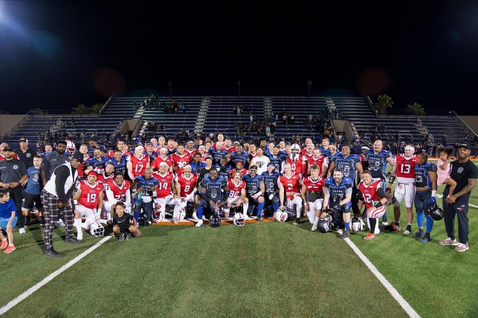 Las Vegas Firefighters took on Police at the Charity Tackle Football Game on Saturday. We congratulate our Law Enforcement colleagues on winning Police 27 and Fire 14. 🏈🔥 But the real winners are our community. The event raised thousands for local charities. ❤️💙
