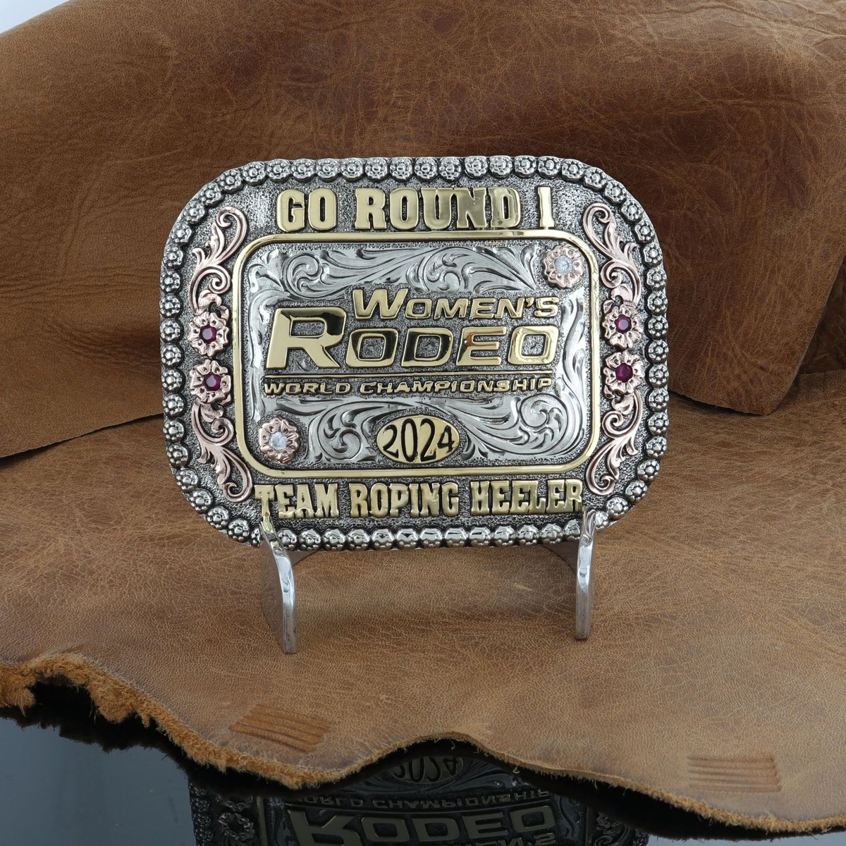 Today kicks off round one of the Women’s Rodeo World Championships. Congratulations and good luck to all the competitors! If you are in Fort Worth stop by the Cowboy Channel Bar 30 minutes after the final run for the buckle ceremony! #MontanaSilversmiths #BrandofChampions