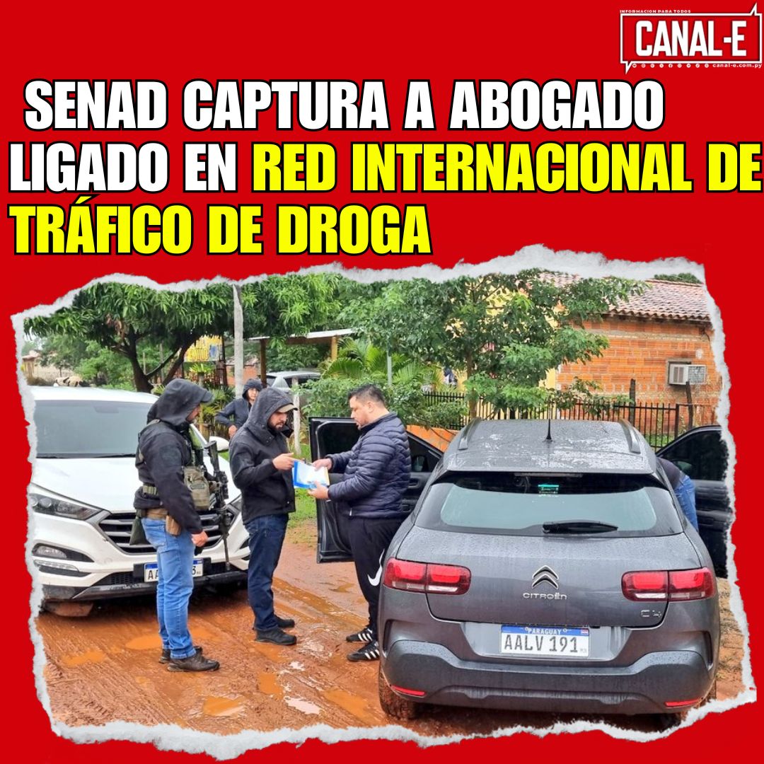 La @senad_paraguay capturó a Carlos Adrián Duarte en la mañana de este lunes tras un procedimiento realizado en la ciudad de Luque; en el marco del operativo Scanner. Lee todo: wp.me/p9KJm7-4J1