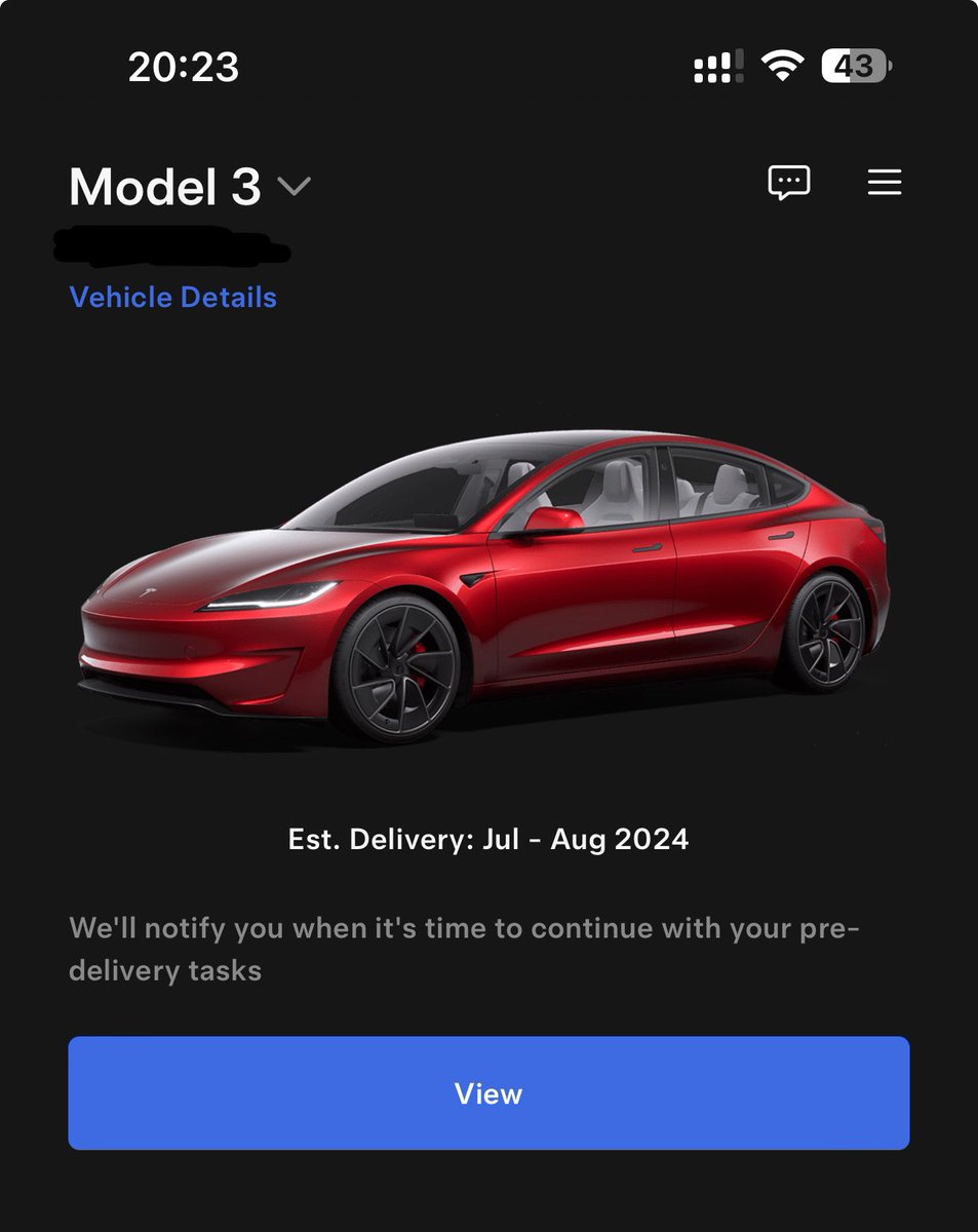 gabegabe02's tweet photo. @elonmusk please give me my VIN!!! Pleaseeeee yesterday May-Jun, today Jul-Aug, do you want to kill me? https://t.co/9skMZec2D1