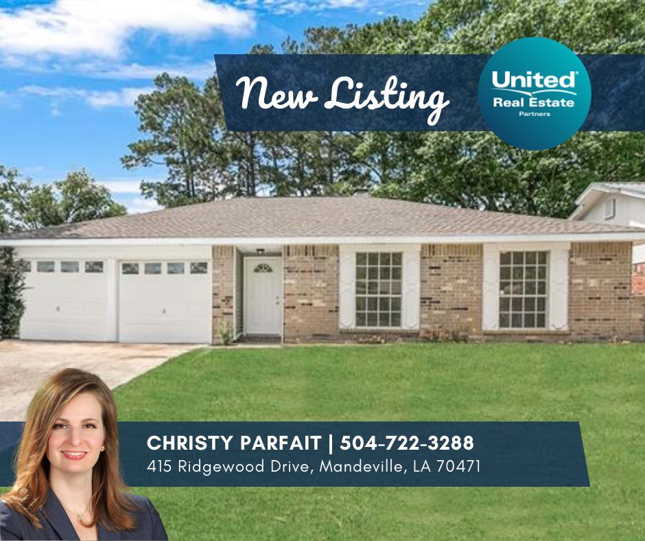 This 5 bedroom Mandeville home has space for everyone! Check out Anne Warren's new listing. Call her for more info @ 504-330-9024! 📸 bit.ly/3ycleo5 #JustListed #ForSale