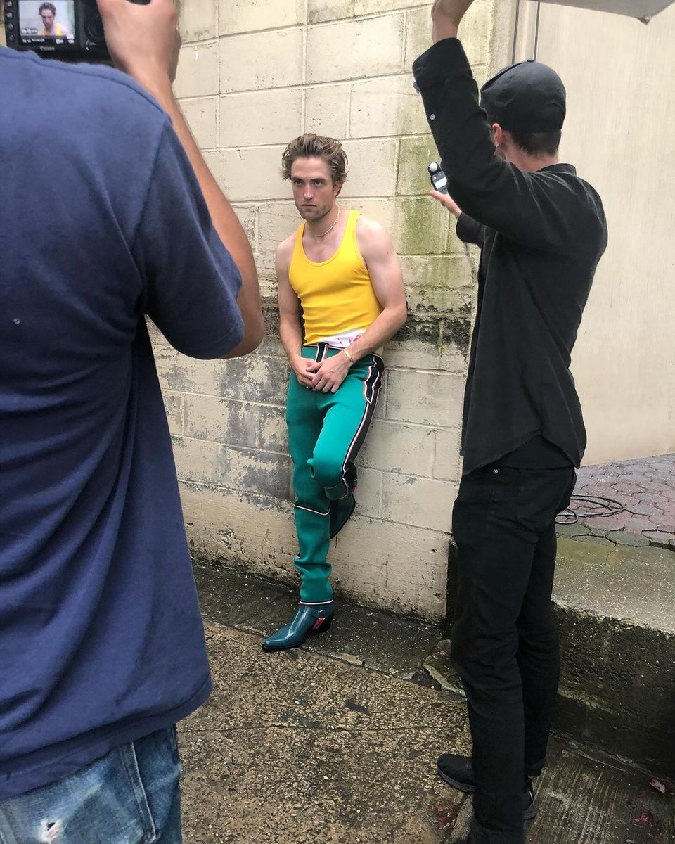 'he lives rent free in my HEAD ❤️ here’s some bday #bts of Robert Pattinson during his Fall 2018 shoot' @InterviewMag via Instagram!