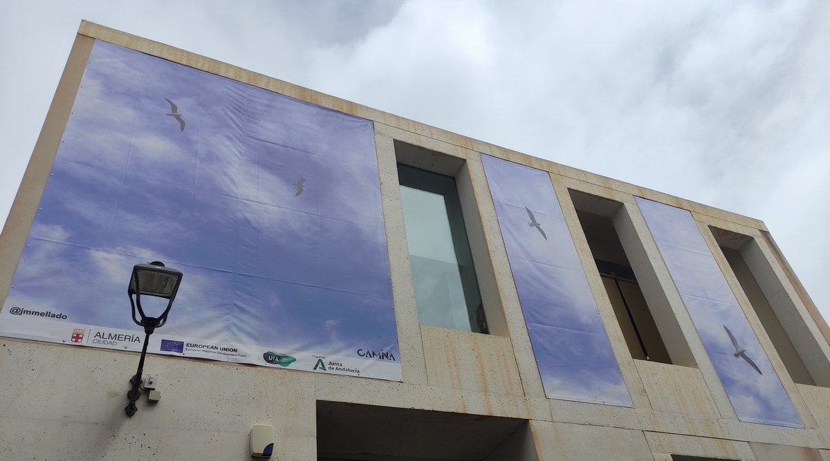 #Almería, detalles: <a href="/j_m_mellado/">José María Mellado</a> 'camina' por el casco histórico. Exposición 'Almería en la mirada', un museo fotográfico a gran escala y a cielo abierto. En algunos de los muros degradados de la ciudad antigua. Gracias a la Unión Europea, UIA, <a href="/aytoalm/">Ayuntamiento de Almería</a> y <a href="/AndaluciaJunta/">Junta de Andalucía</a>