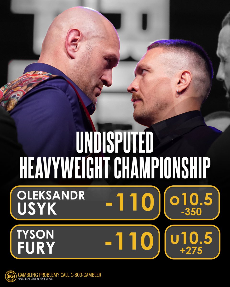It's Ring of Fire fight week! 🥊 Tyson Fury takes on Oleksandr Usyk on Saturday to determine who will be the first undisputed heavyweight champion since Lennox Lewis in 2000