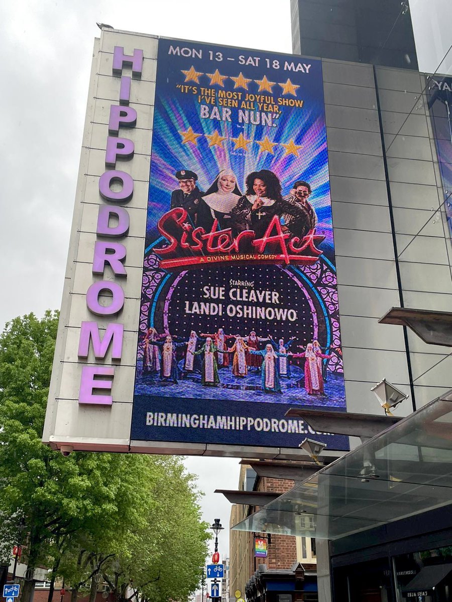 Excitement level 💯 % right now! This is one my favourite shows and it’s at the @brumhippodrome this week! ⛪️